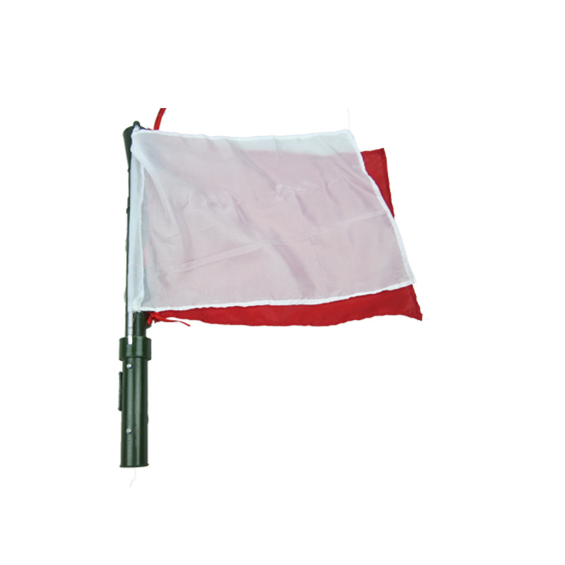 多功能双色信号手旗 指挥联络旗 带喇叭口哨三色闪光灯手旗 特价