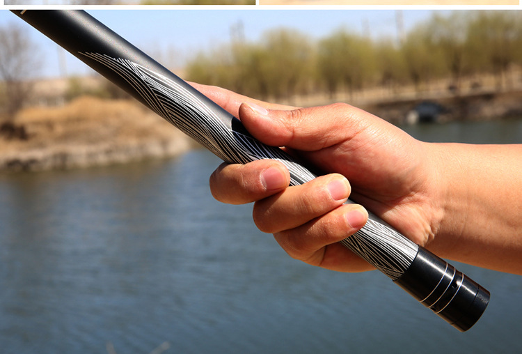 言诺新款大炮鱼竿长竿钓鱼竿8 9 10 11 12 米超硬打窝竿 足尺炮竿