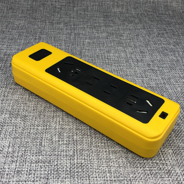 金臣工业地拖插座全铜无线大功率4000瓦安全门工地接线插排摔不烂