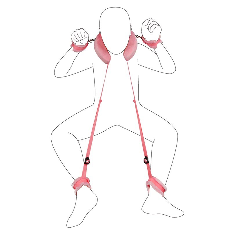 sm分腿带调教调情玩具体位固定成人情趣用品捆绑束缚带枕头性用品