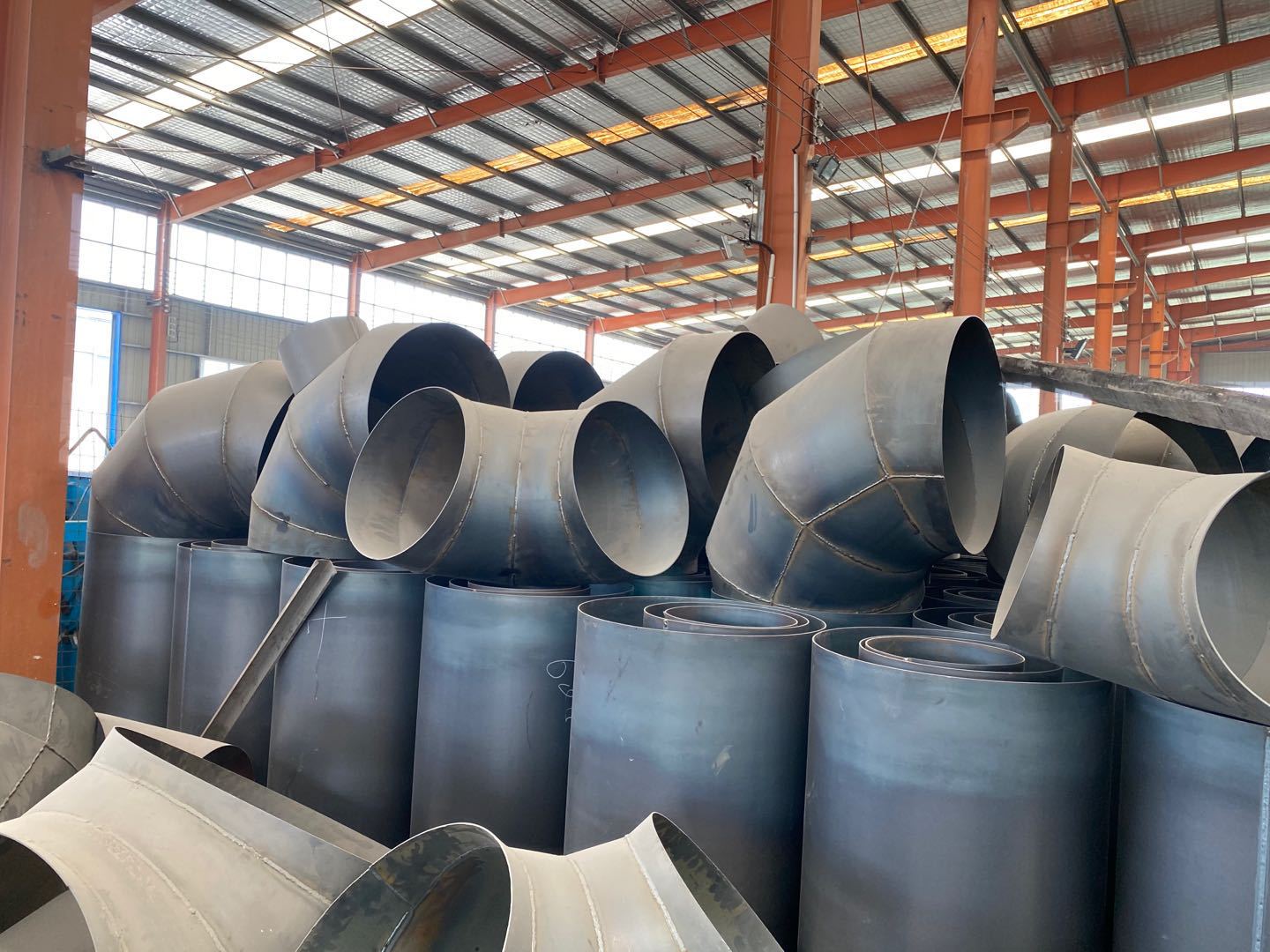 厂家定制人防设备风管 黑铁风管 通风管道 镀锌风管-阿里巴巴