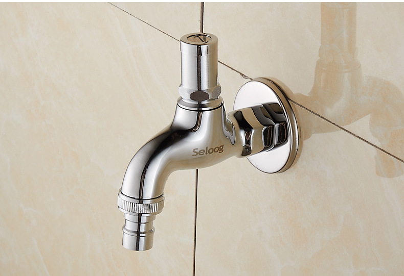 单冷全铜带锁水龙头户外防盗带钥匙加锁罩家用室外洗衣机龙头