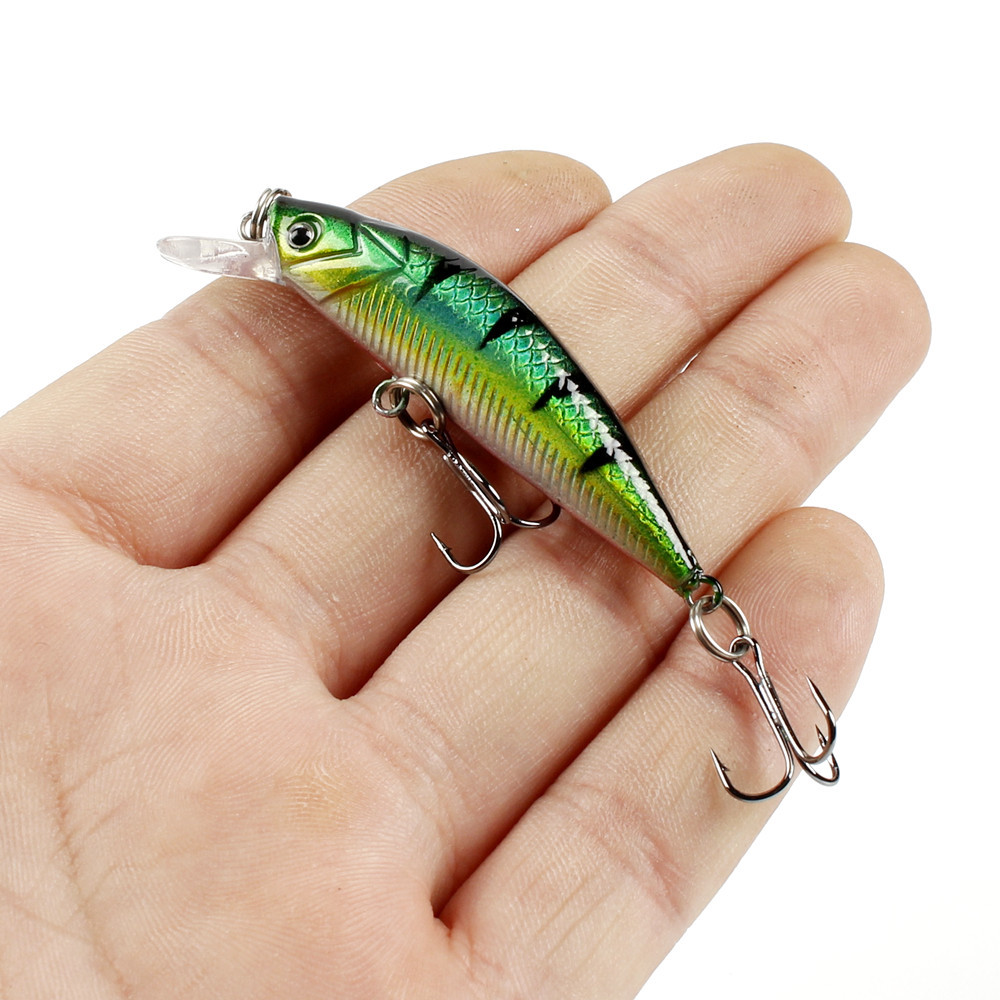 5色沉水米诺路亚饵6cm/6g 仿生假饵翘嘴鲈鱼塑料硬饵渔具批发