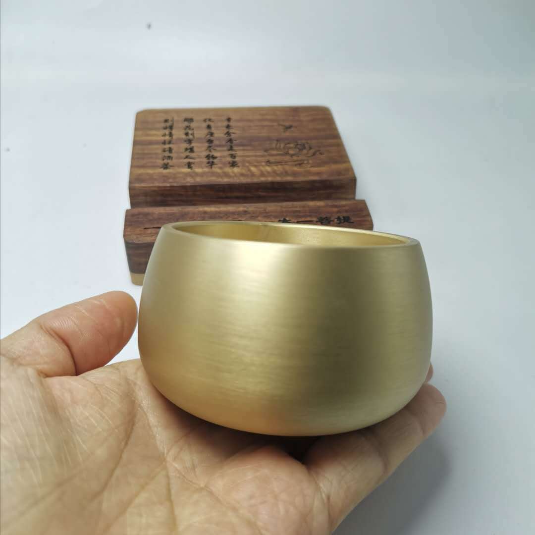 纂香阁 厂家直销纯铜金钵 修行钵佛钵佛教法器佛教用品修行铜器
