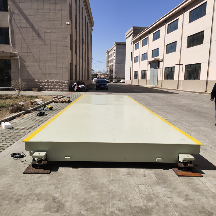 电子汽车衡工地120吨称钢筋混泥土地上衡16米固定安装数字式地磅