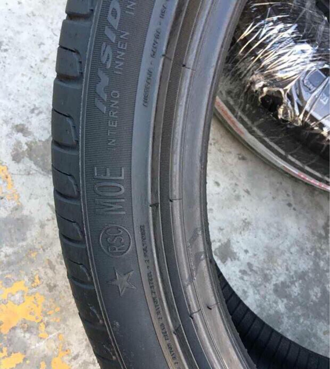 二手倍耐力轮胎新p7 245/50r18 防爆 宝马5系gt/7系/奔驰s级适配