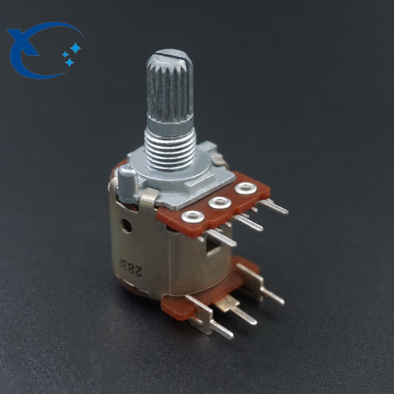 供应开关电位器6脚电位器50ka柄长15mm