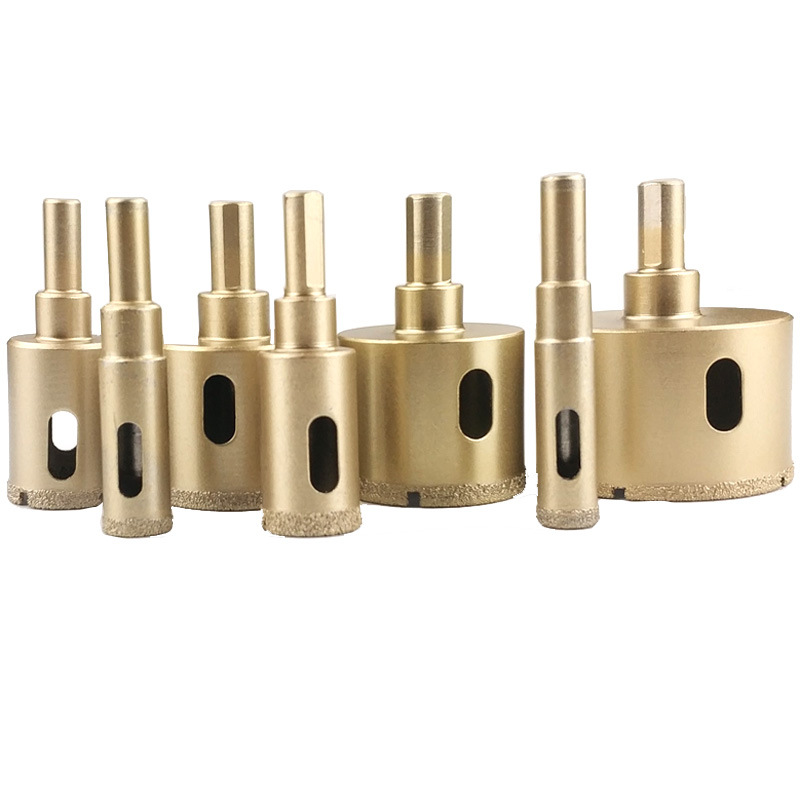 钎焊全瓷地板玻化陶瓷花岗岩玻璃大理石瓷砖打孔钻头开孔器6 8 mm