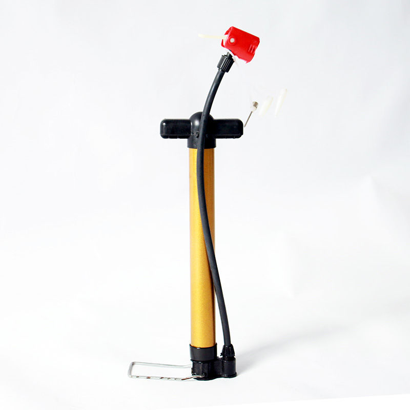 自行车打气筒便携式美式手动气筒迷你充气筒小型篮球类打气杆