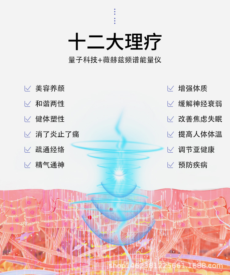 太赫兹量子光波细胞热疗能量排湿寒持续发热消融小钢炮理疗热炙仪