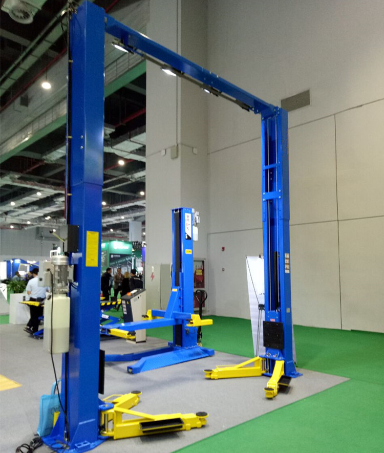 骑士龙门举升机液压龙门架两柱升降机升降平台重型汽车用汽修5t