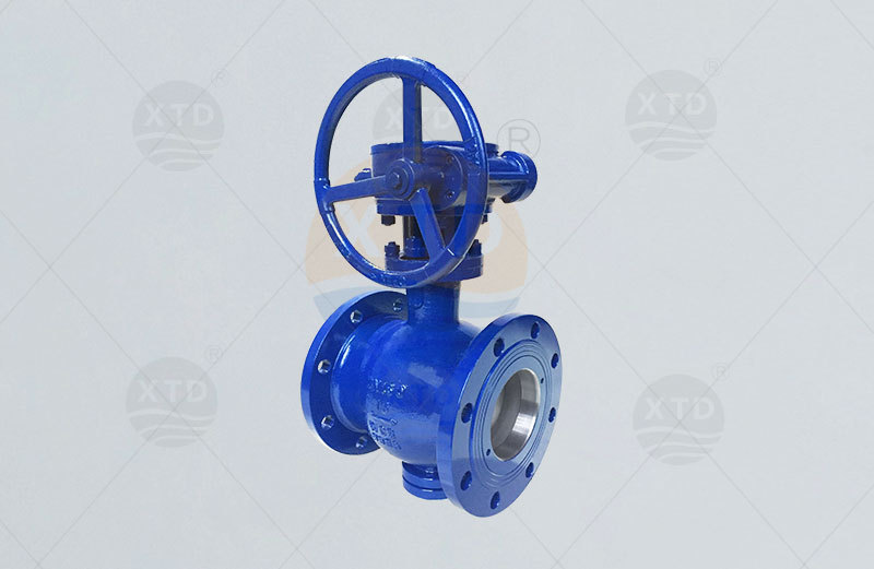 侧装偏心半球阀pq340f通径dn401600mm压力pn0640mpa