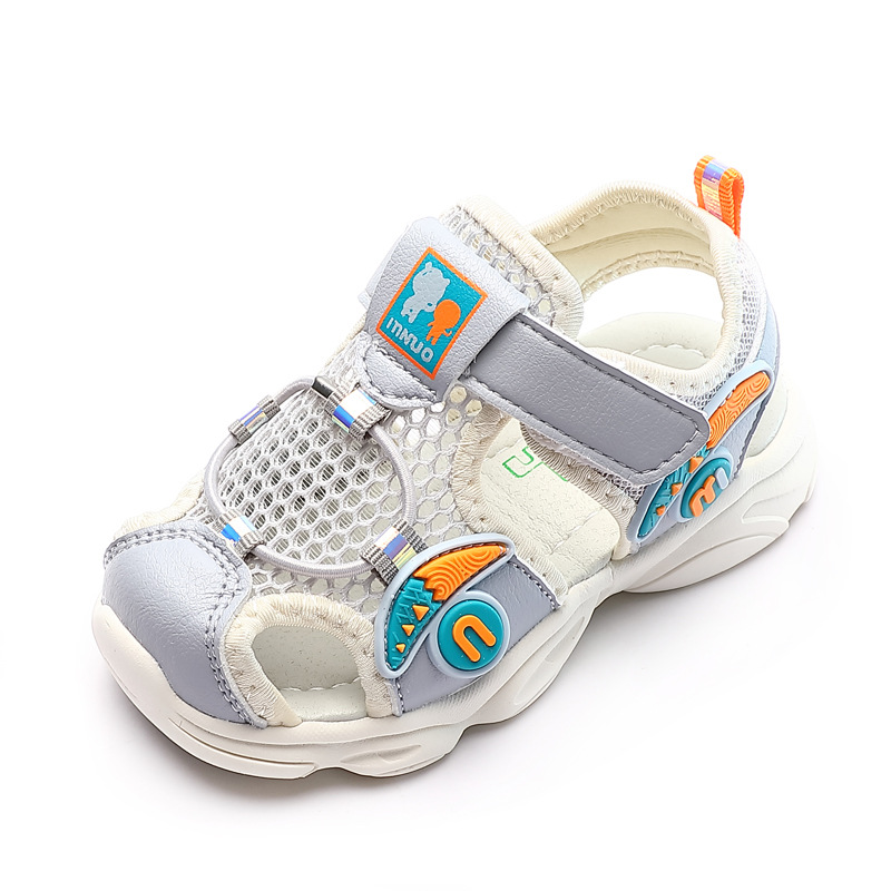 几米熊童凉鞋 2020夏季网布 儿童包头机能凉鞋 男童女童休闲凉鞋
