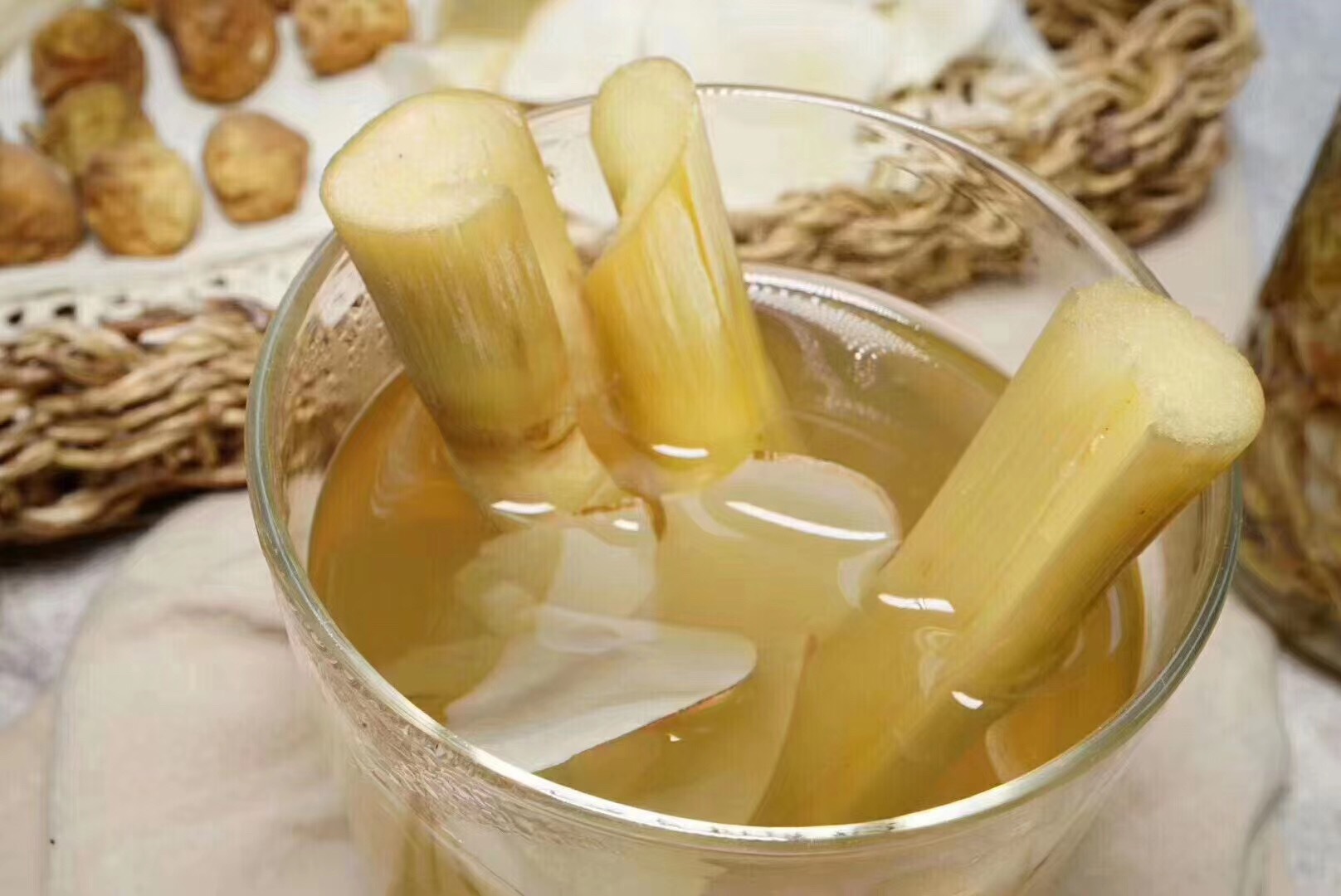 广东竹蔗茅根汤包海底椰煲汤竹蔗清热汤包竹蔗葛根糖水汤包