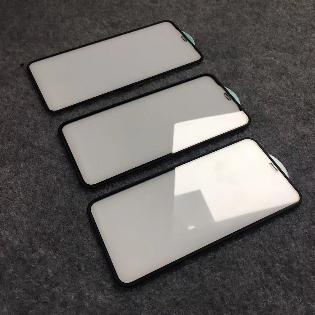 iphone11pro 3d液态硅胶不碎边max钢化膜适用苹果xr全屏防摔膜678