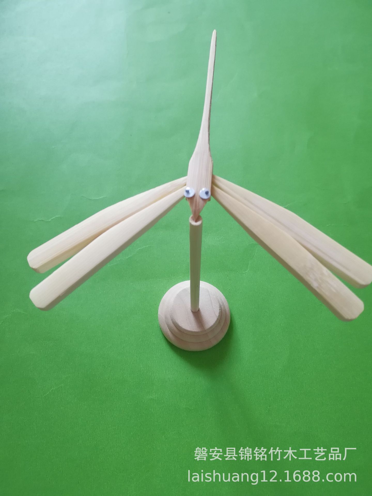 竹子平衡蜻蜓小号竹蜻蜓竹木玩具民间工艺品竹木玩具