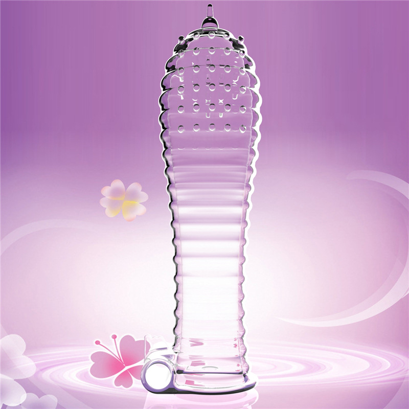 透明情趣狼牙套 延时阴茎套水晶套挑逗玩具 成人性用品硅胶避孕套