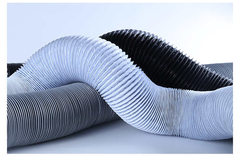 新风系统pvc复合加厚双层铝箔伸缩排烟软管油烟机通风排风排气管