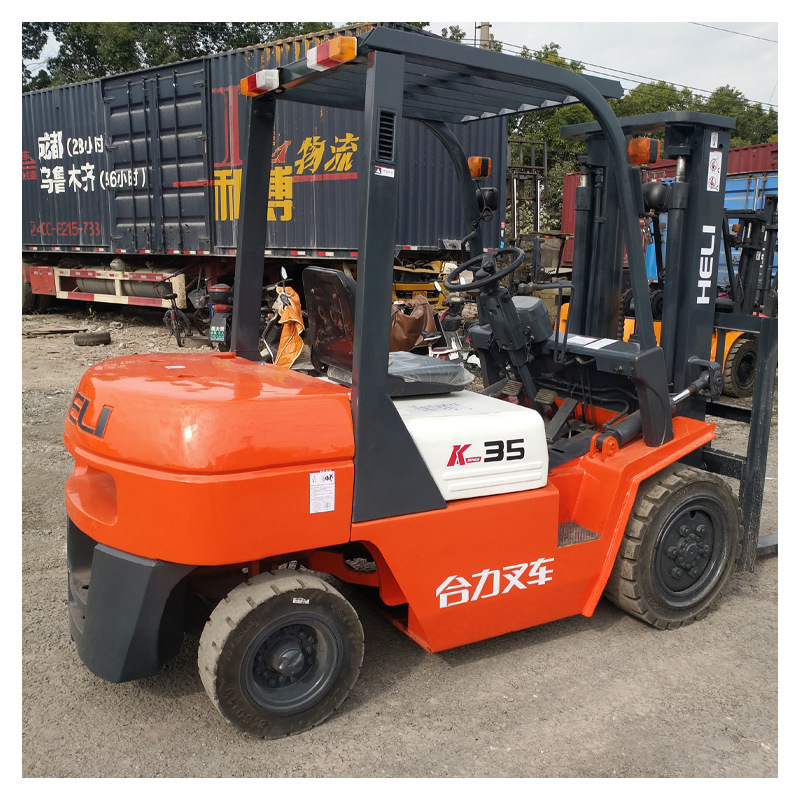 合力叉车 k35合力二手叉车 3吨中缸侧移进箱叉车
