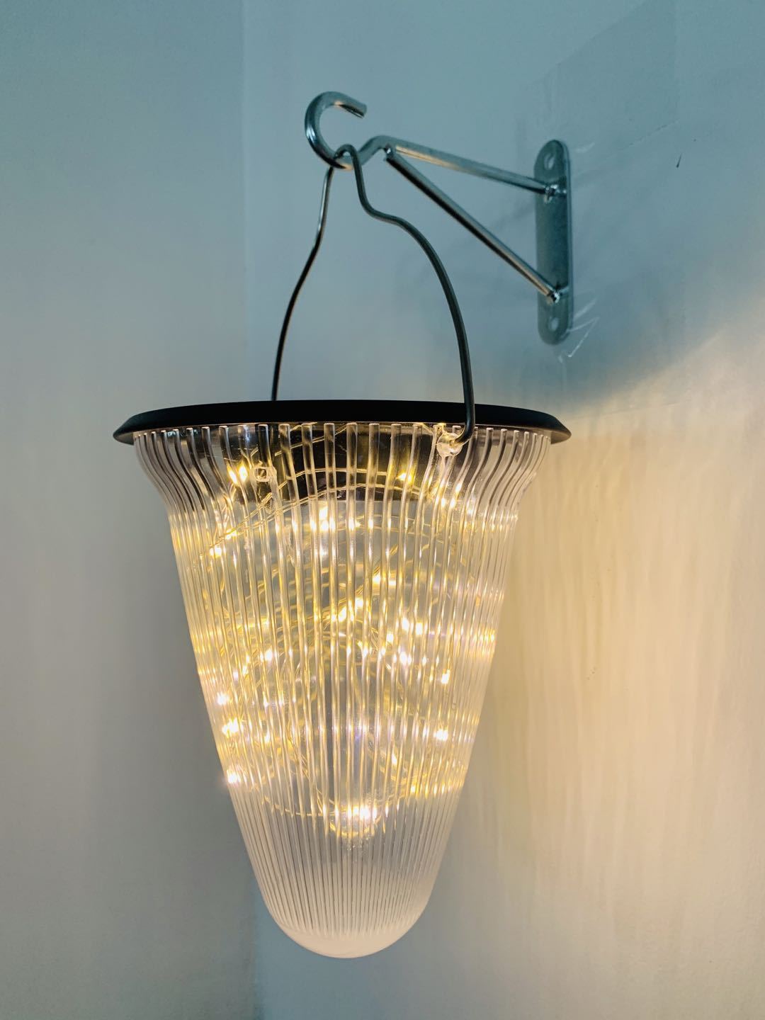 挂钩太阳能灯风情钻石灯小夜灯吊灯太阳能壁灯户外防水