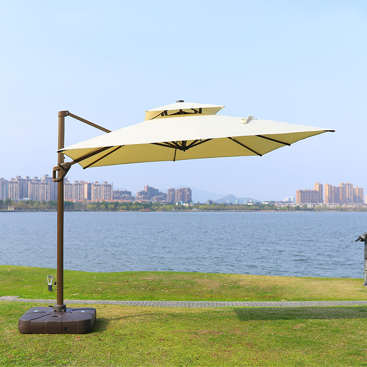 户外伞 庭院罗马伞报价 咖啡厅外摆罗马伞 太阳伞可收 罗马伞批发