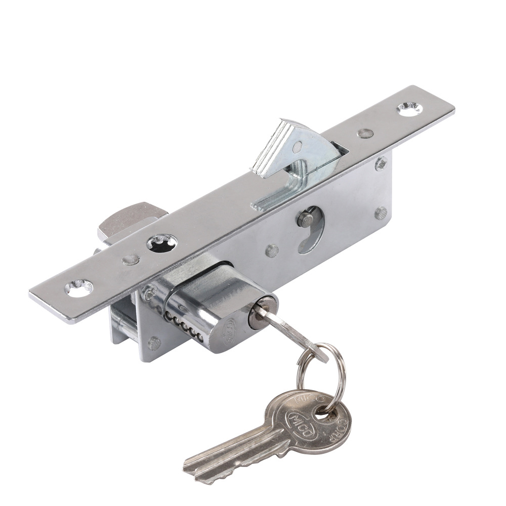 移门地锁锁芯阳台门双开推拉门锁米高地锁铝合金地锁铝框移门锁