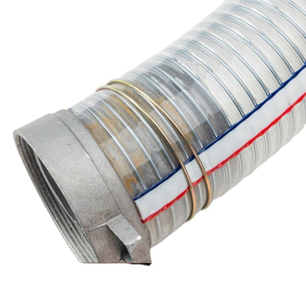 抽水机抗冻pvc透明软管汽油机水泵进水管钢丝管耐腐蚀性2寸3寸4寸