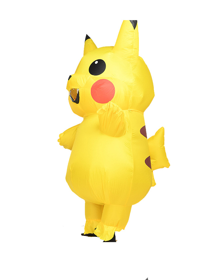 万圣节皮卡丘充气服 cosplay服装人偶服玩偶服装儿童狂欢派对
