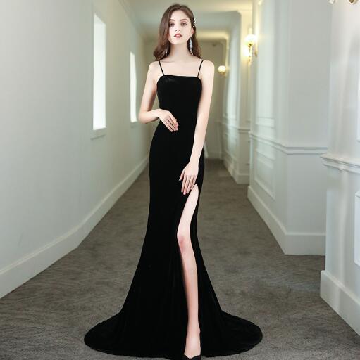 黑色晚礼服裙图片