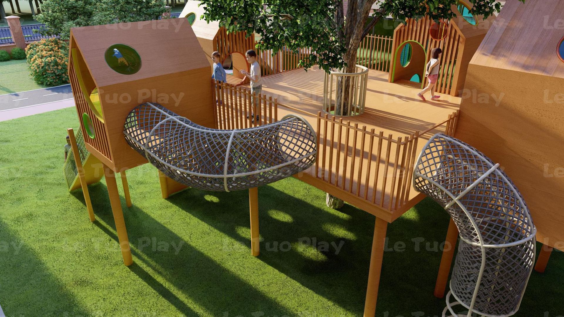 非标定制大型游乐设备室内户外不锈钢螺旋滑梯儿童室内外滑梯秋千