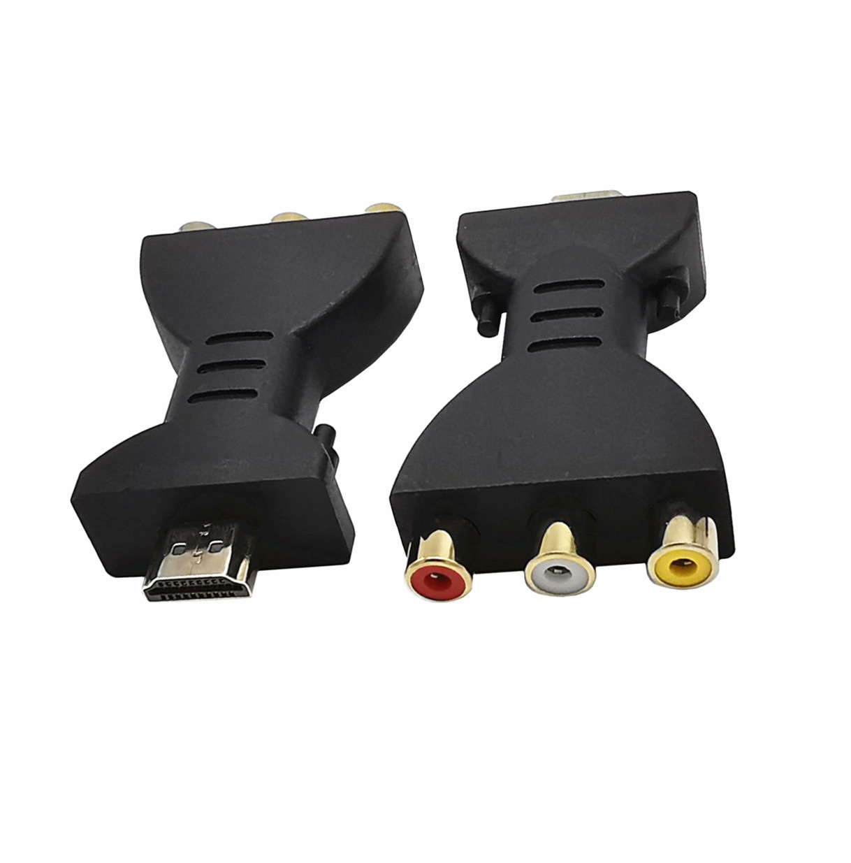 高清hdmi转av转接线3rca莲花头红白黄/红绿蓝播放器连接电视机