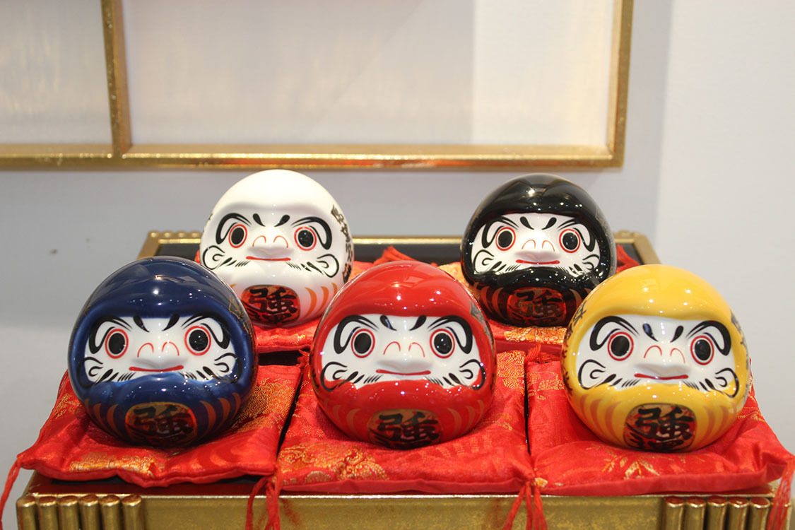 福缘达摩蛋招财强运招福陶瓷工艺装饰品存钱罐摆件礼品客厅装饰品