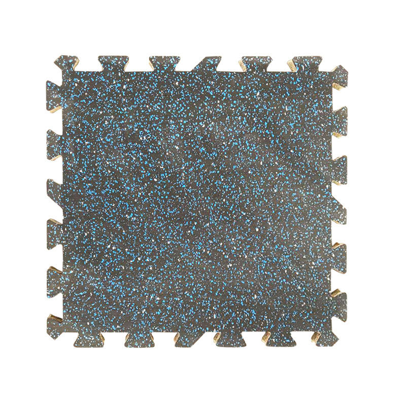 健身房橡胶隔音材料 锁扣拼接隔音地板力量区防震贴合发泡地板