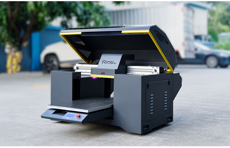 小型a2万能uv平板打印机3d浮雕效果手机壳证卡金属材料uv打印机