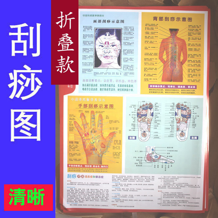 刮痧挂图 刮痧人体经络图挂图|穴位图-阿里巴巴
