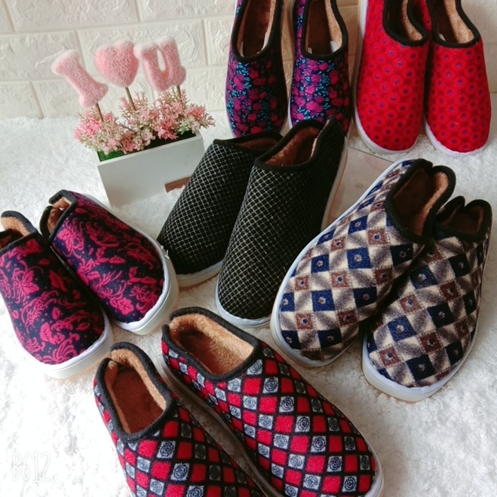 2020纯手工缝制轻泡棉鞋包后跟棉拖鞋冬季必选老妈大爱