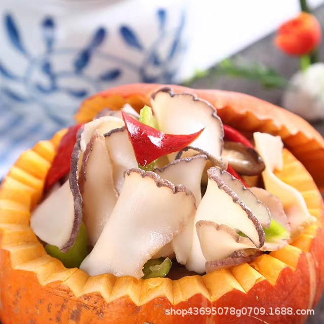 海文铭黄金鲍片 鲍螺片爆螺片鲍鱼片海螺肉片火锅煲粥汤食材300g