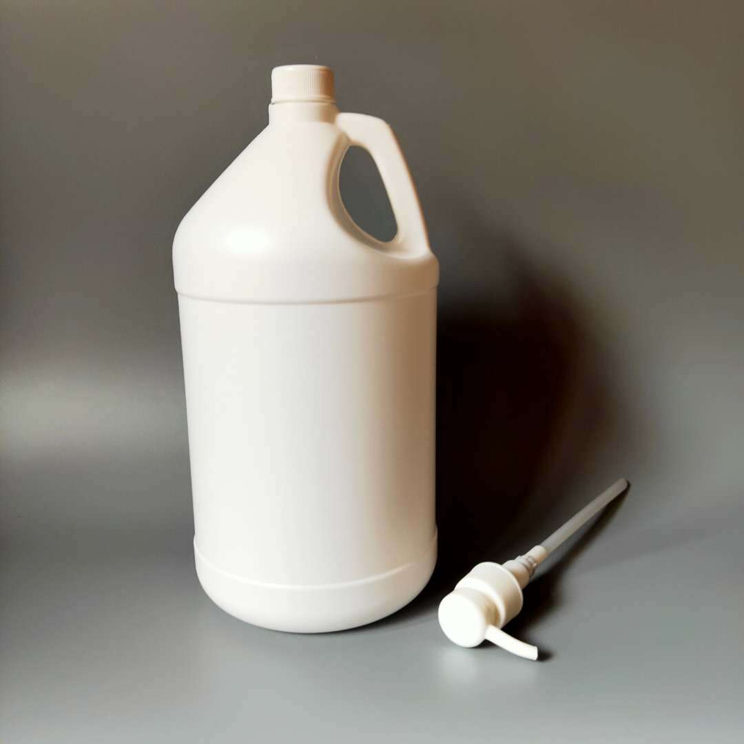 厂家销售塑料消毒液桶 3.8l白色半透明消毒液塑料瓶 加仑桶3.8l