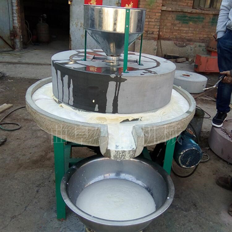电动豆浆石磨机 香料石磨磨粉机 商用芝麻花生石磨机 牧盈机械