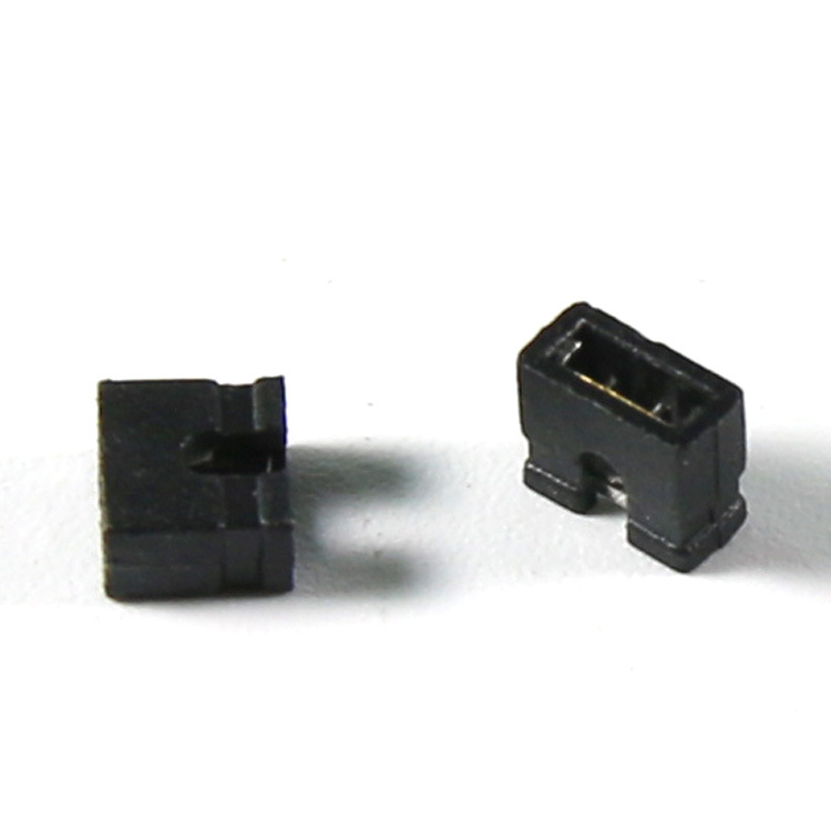 0mm跳线帽黑色开口 短路跳帽 排针连接块 短路块 连接块短帽