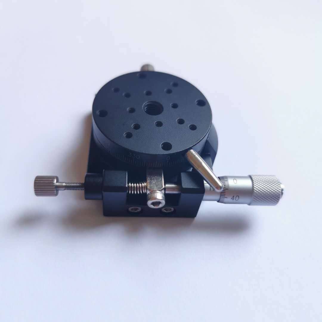 r轴调节旋转 滑台 微调角度分度盘 精密手动旋转台 光学移动平台