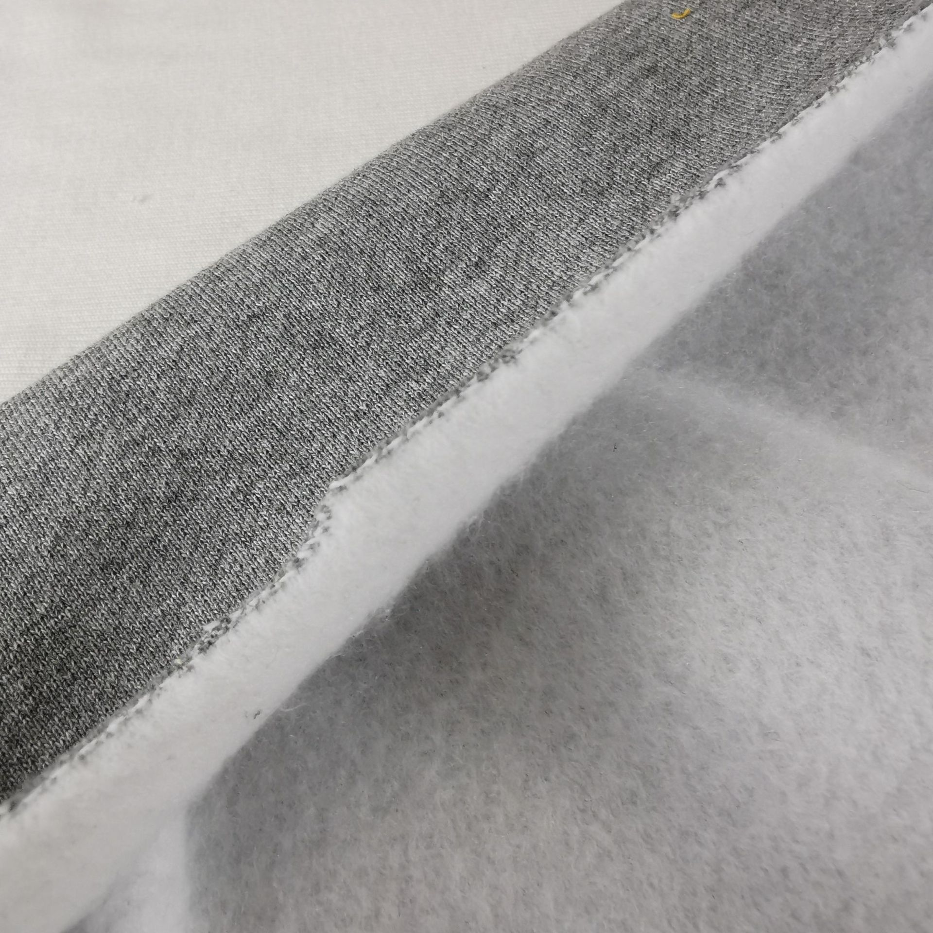 秋冬480克 麻棉卫衣抓绒 重磅针织毛圈布拉绒 加厚全棉帽衫面料