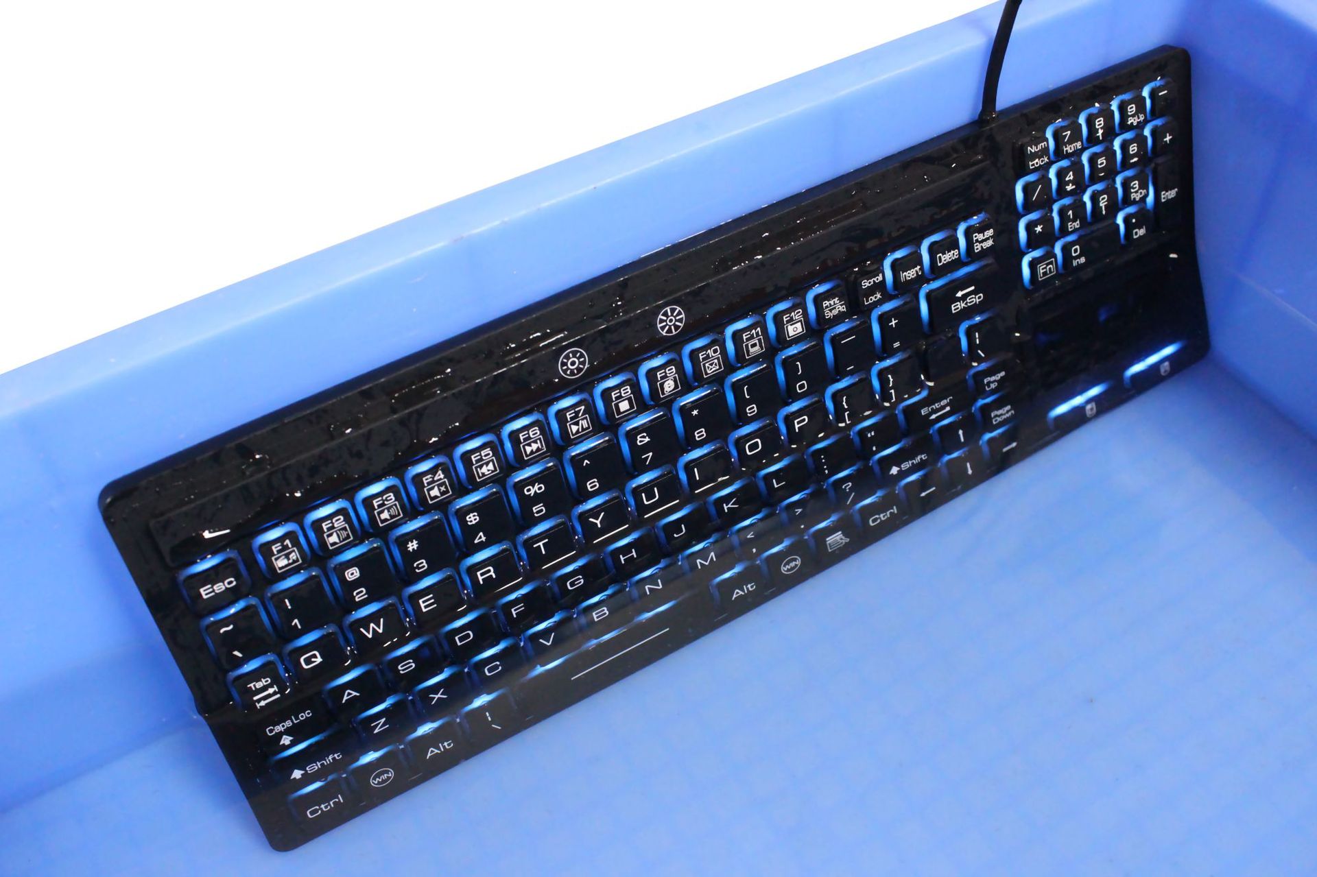 原厂102工业键盘 ip68防水软键盘 背光硅胶键盘批发出口认证齐全