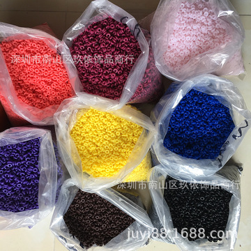 固定周生福皮绳手链橡皮圈硅胶垫圈转运珠o型圈珍珠垫片水晶隔
