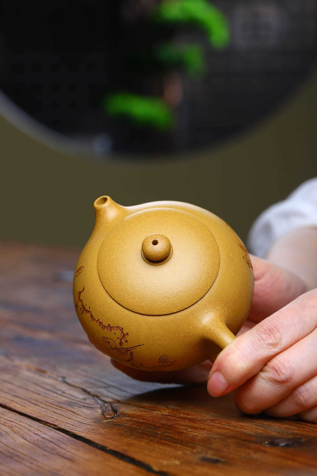 网店代销宜兴名家紫砂壶手工黄金段泥扁西施茶壶家用功夫茶具家用