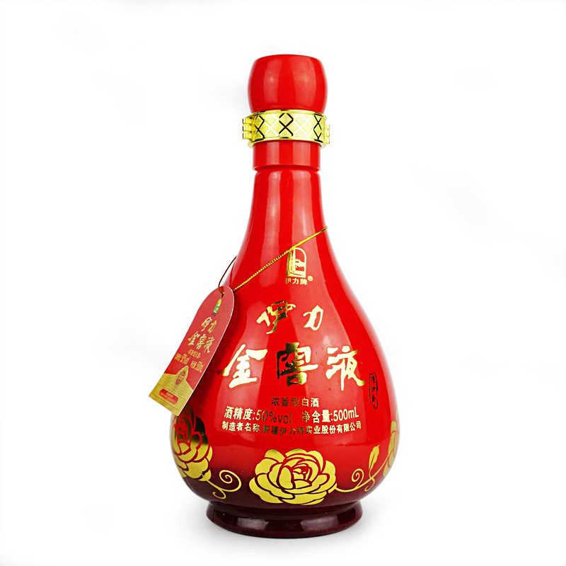 新疆伊力金窖液浪淘沙婚宴会商务宴请跑量高度白酒批发