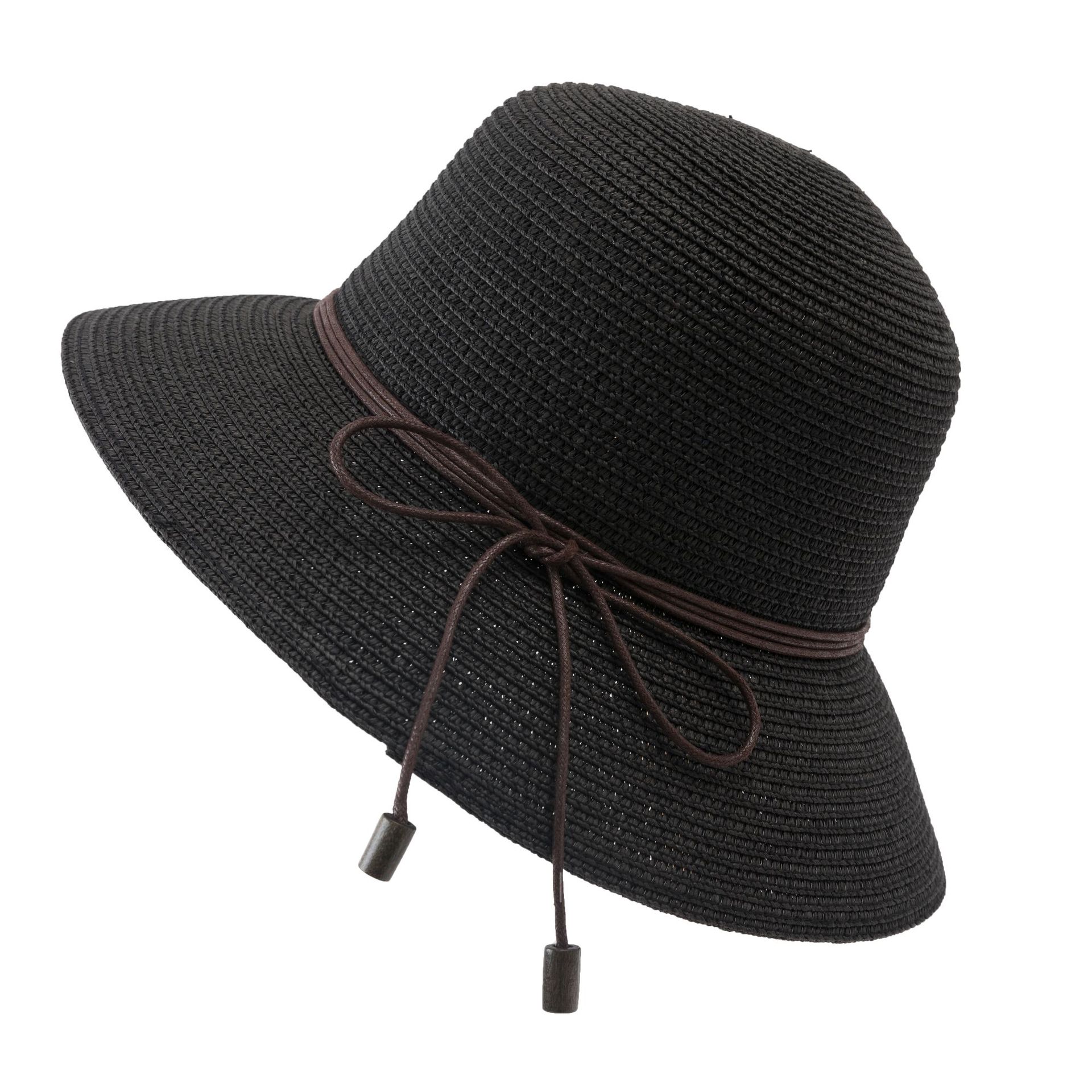 New Straw Hat Women's Summer Little Fresh Foldable Sun Protection Sun Hat Casual Vacation Seaside Beach Hat in Stock
