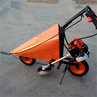 手推式甘蔗收割机芦苇牧草豆秸秆汽油割晒机便携式朝天椒收割机