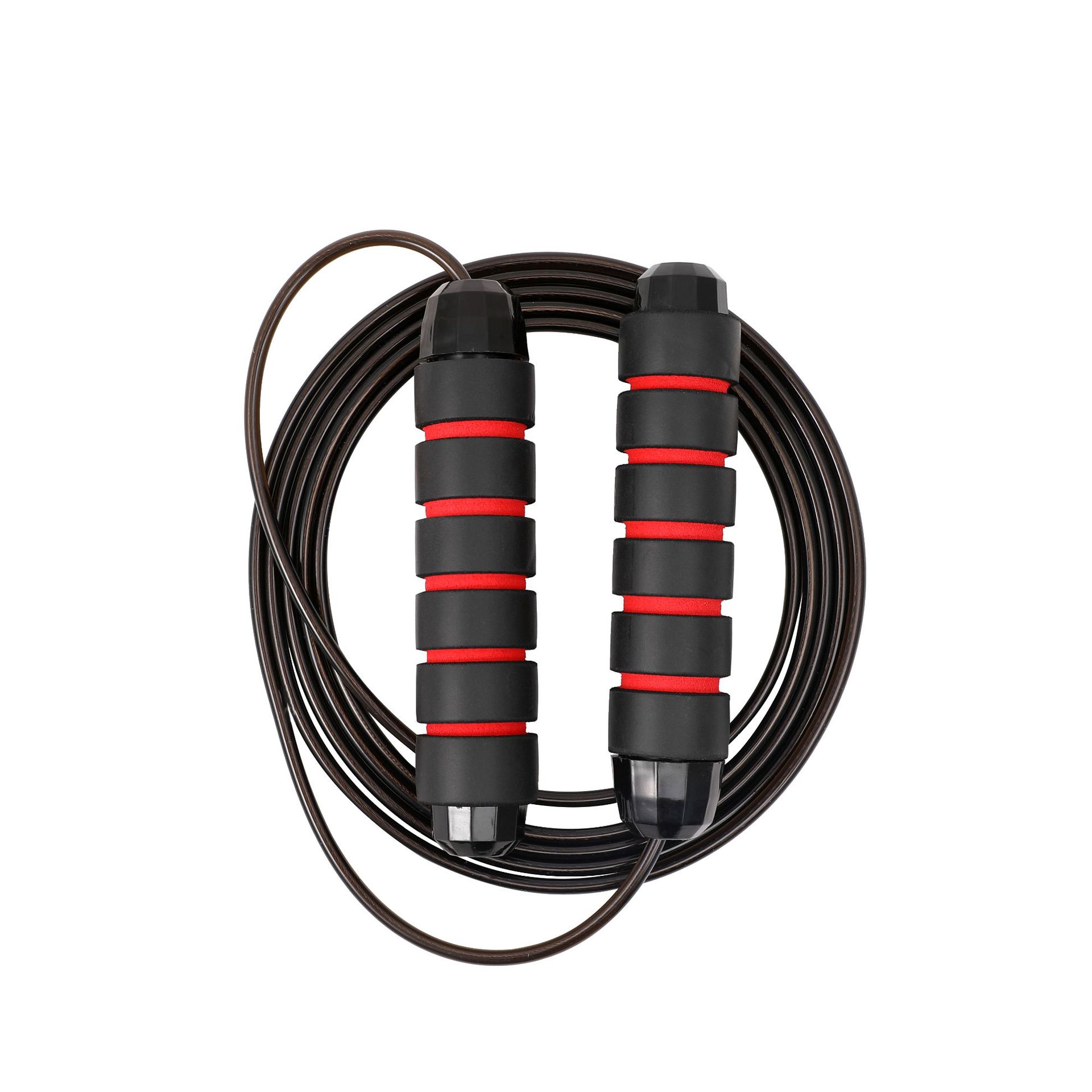 亚马逊跨境跳绳健身减肥运动燃脂跳绳轴承钢丝跳绳健身器材定制