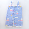 pure cotton children Bath skirt Kindergarten bathrobe Cartoon lovely water uptake ventilation soft Skin-friendly Gauze bathrobe